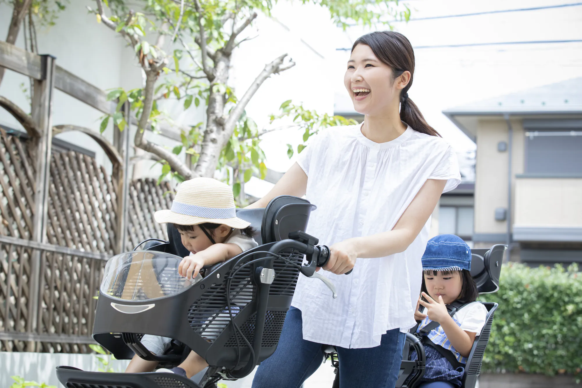 自転車でご来院の方